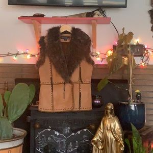 Regent Park faux fur vest